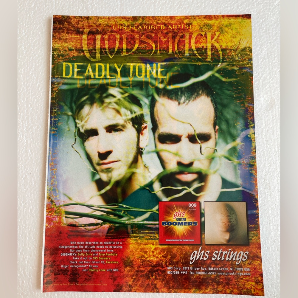 Godsmack GHS Strings Pinup